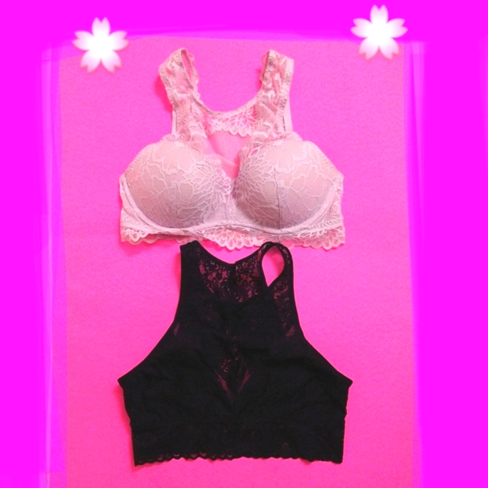 PINK V.S+Aerie Lace Bralette 💗 Size M
